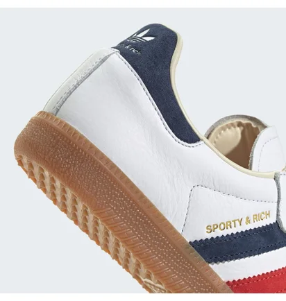 Кроссовки мужские Adidas Samba Og Sporty & Rich Shoes White IH8338