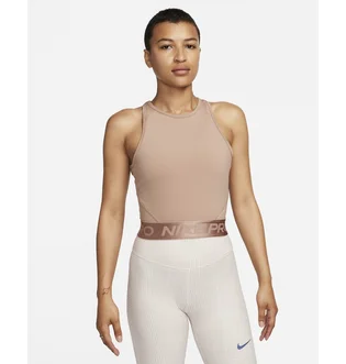 Топ женский Nike Pro Dri-Fit Crop Top Brown FQ7934-283