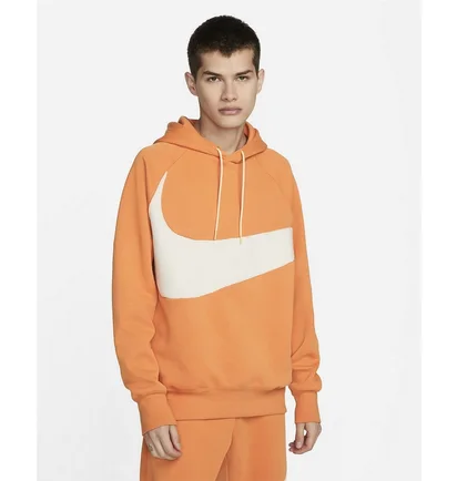 Худі чоловіче Nike Sportswear Swoosh Tech Fleece Orange DD8222-808