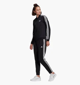 Спортивний костюм жіночий Adidas Essentials 3-Stripes Track Suit Black GM5534