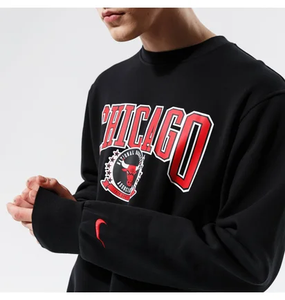 Свитшот мужской Nike Chi M Nk Flc Crew Cts 75 Nba Black DJ2797-010