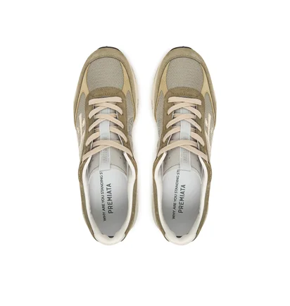 Кроссовки унисекс Premiata Moerun Olive VAR.8300