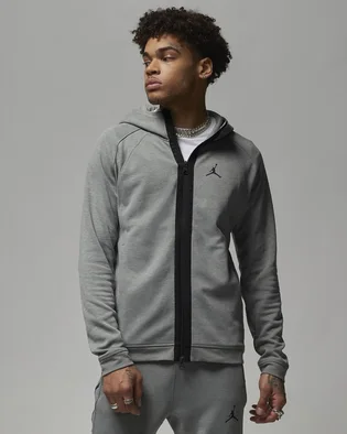 Толстовка чоловіча Air Jordan Dri-Fit Sport Grey Dv9783-063