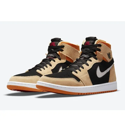 Кроссовки мужские Air Jordan 1 Zoom Air Cmft Yellow/Black Ct0978-200