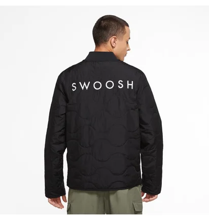 Куртка мужская Nike M Nsw Swoosh Jkt+ Quilted Black Cu3922-010