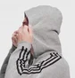 Толстовка мужская Adidas Essentials Fleece 3-Stripes Full-Zip Hoodie Grey HB0041
