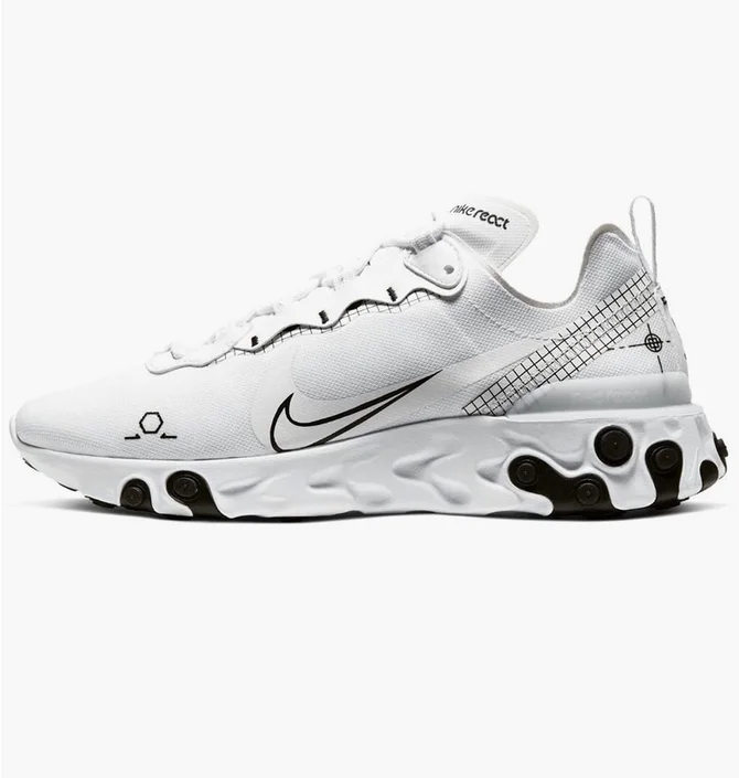 Кросівки чоловічі Nike React Element 55 White CU3009-002