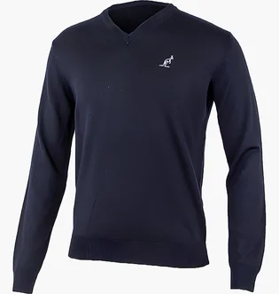 Світшот чоловічий AUSTRALIAN Sweater Merinos V Neck Black LSUMA0009-149