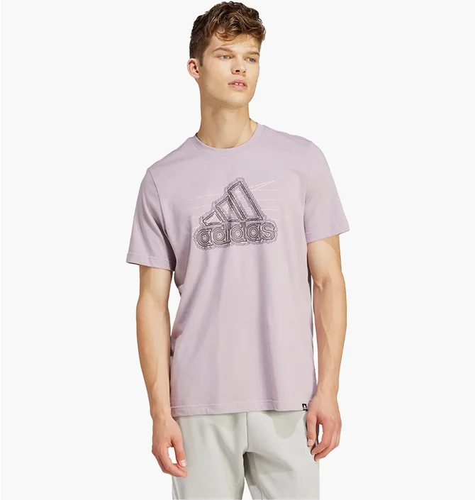 Футболка мужская Adidas Growth Badge Graphic T-Shirt Pink IN6270