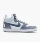 Кроссовки женские Nike W Court Borough Mid Prem White/Grey 844907-005