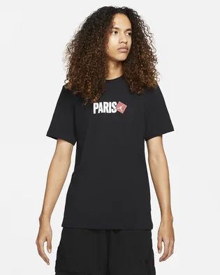 Футболка мужская Air Jordan Paris City Ss Crew Black DD8040-010