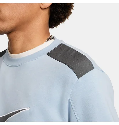 Свитшот мужской Nike Sportswear Fleece Light Blue FN0245-440
