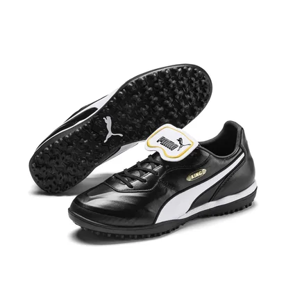 Кроссовки мужские Puma King Top Tt Black/White 105734-01