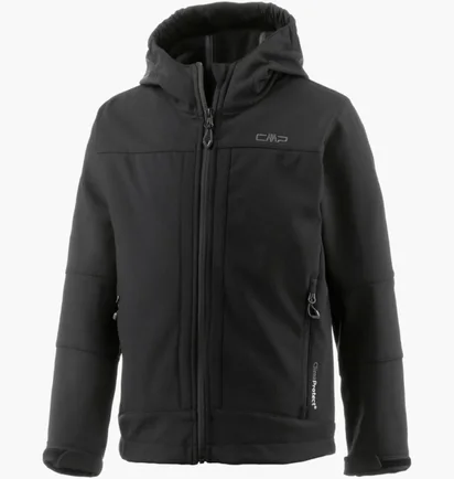 Куртка детская CMP Kid Jacket Fix Hood Black 3A00094-U901
