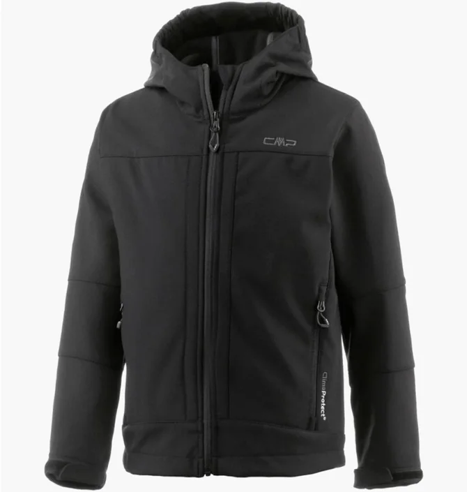 Куртка детская CMP Kid Jacket Fix Hood Black 3A00094-U901