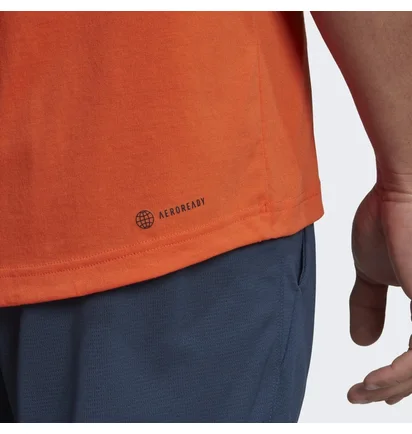 Футболка чоловіча Adidas Designed To Move Logo Tee Orange Hm4802