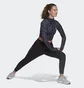 Лонгслив женский Adidas Run Icon Allover Print Long Sleeve Running Tee Black/Violet He0353