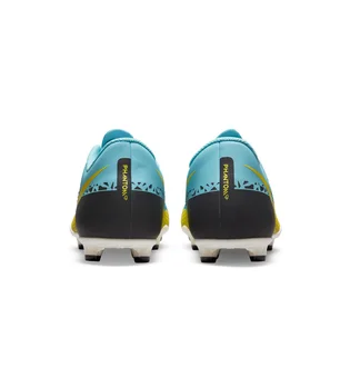 Бутсы унисекс Nike Phantom Gt2 Club Fg/Mg Light Blue/Yellow Da5640-407