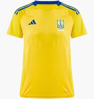 Футболка жіноча Adidas Ukraine 24 Performance Yellow IP2182