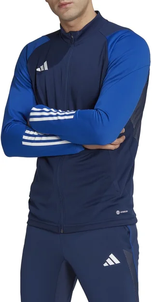 Лонгслів чоловічий Adidas Jacket Tiro23 C Tr Jkt Blue HK7649