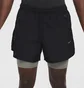 Шорты мужские Nike Stride Running Division 5 Dri-Fit Water-Repellent 2-In-1 Running Shorts Black FZ1135-010