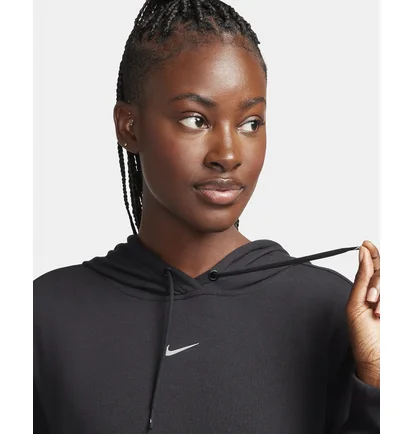 Худі жіноче Nike Dri-Fit One French Terry Graphic Hoodie Black FB5693-010
