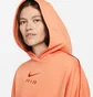 Худі жіноче Nike Air Fleece Hoodie Orange DQ6915-871