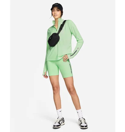 Шорты женские Nike One Df Hr Shrt Gls Green FZ4873-376