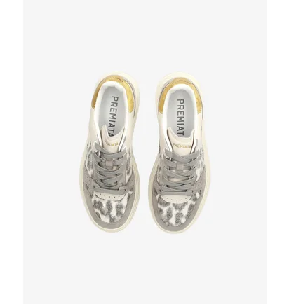 Кроссовки женские Premiata Quinn Var.7657 Grey/Beige QUINND-7657