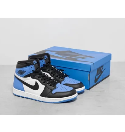 Кроссовки мужские Air Jordan Air 1 Retro High Og Black/Blue DZ5485-400