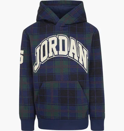 Худи детское Air Jordan Brooklyn Fleece Plaid Hoodie Multi 85B920-695
