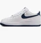 Кросівки чоловічі Nike Air Force 1 `07 White Navy White FJ4146-104