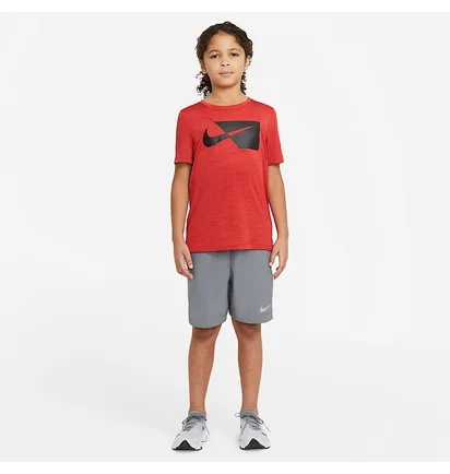 Футболка детская Nike Dri-Fit Hbr Ss Top Red DA0282-657