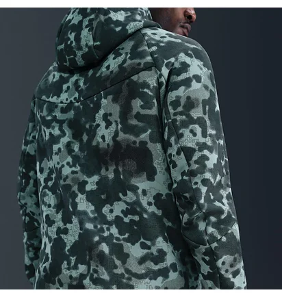 Толстовка мужская Nike Tech Fleece Turquoise/Black HV0955-017
