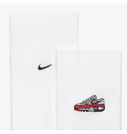 Носки унисекс Nike Everyday Plus Cush CrewWhite (1 пара) FQ0327-100