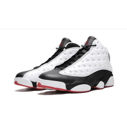 Кроссовки мужские Air Jordan 13 White/Brown 414571-104