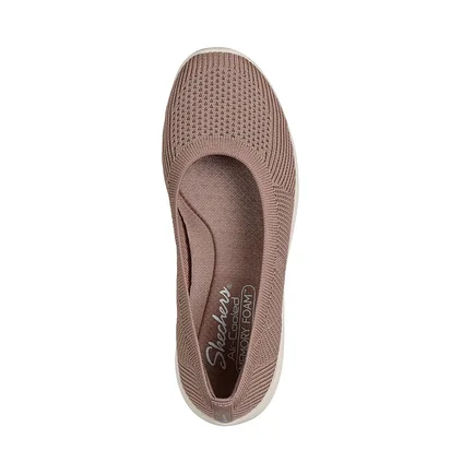 Балетки женские Skechers Arya Fancy You Brown 158987-MOC