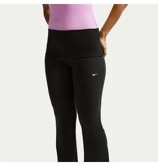 Штаны женские Nike Sportswear Chill Knit Mid-Rise Tight Ribbed Black IF0240-010