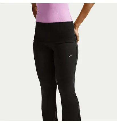 Штани жіночі Nike Sportswear Chill Knit Mid-Rise Tight Ribbed Black IF0240-010