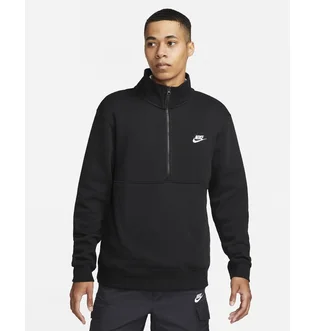 Свитшот мужской Nike Sportswear Club Half Zip Sweatshirt Black Dd4732-011
