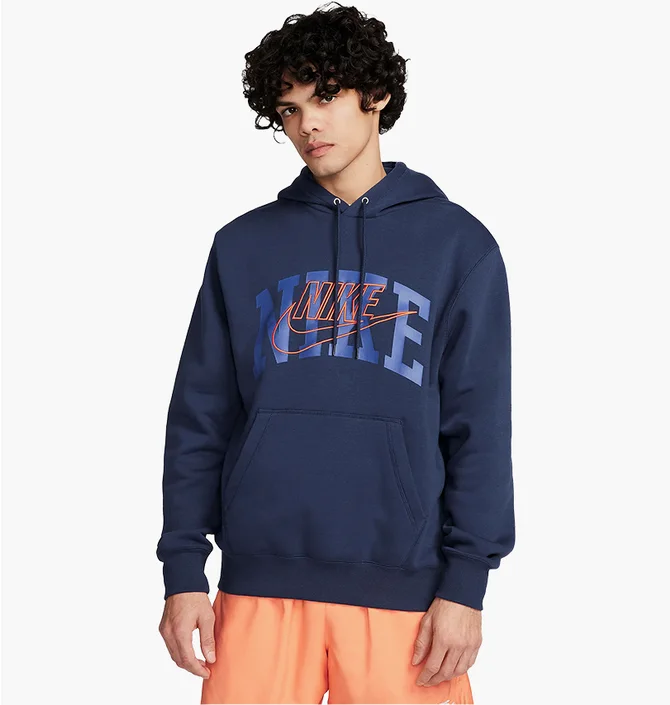 Худі чоловіче Nike Club Fleece Pullover Hoodie Blue FV4447-410