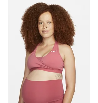 Топ женский Nike Womens Medium-Support Padded Sports Bra (Maternity) Pink Cq9289-622