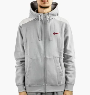 Толстовка мужская Nike Sp Flc Fz Hoodie Bb Grey FQ8819-012