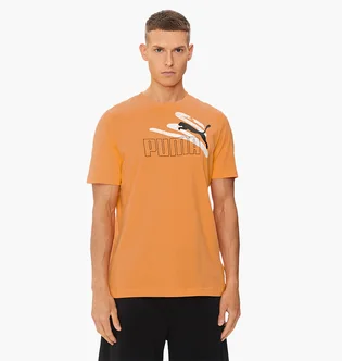Футболка чоловіча Puma Ess+ Logo Orange 678988-46