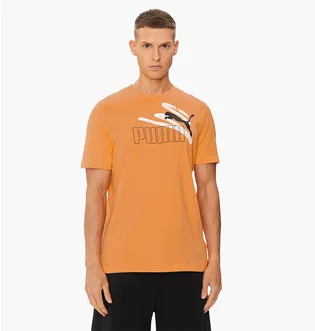 Футболка чоловіча Puma Ess+ Logo Orange 678988-46