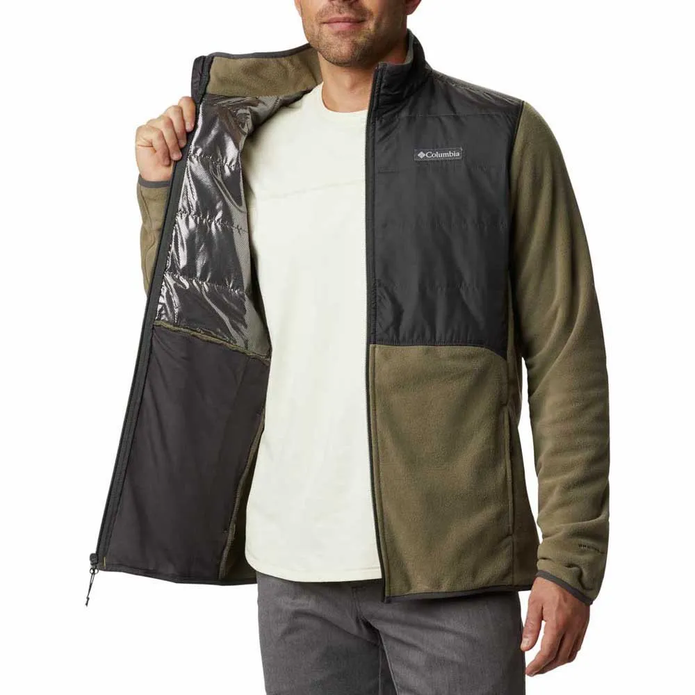 Кофта чоловіча Columbia Jacket Basin Butte Fleece Full Zip Olive/Grey AO0241-397