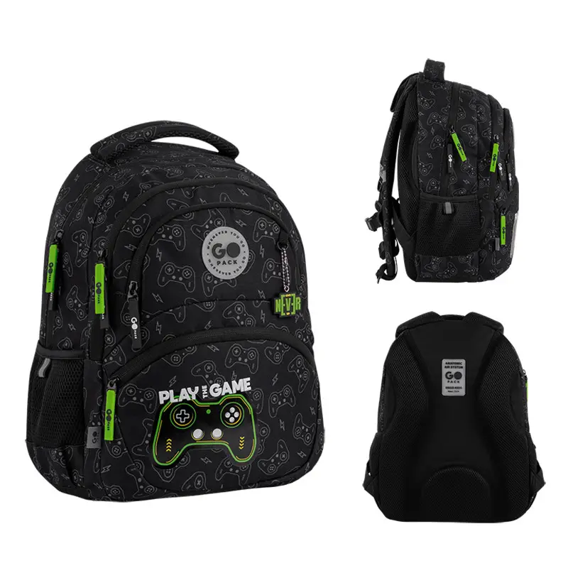 Рюкзак детский GoPack Never Give Up Black GO26-175M-7