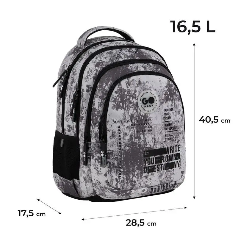 Рюкзак детский GoPack Grey GO26-162M-3