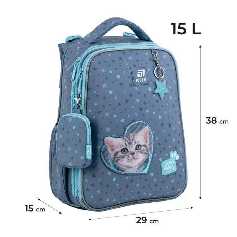 Рюкзак детский Kite Studio Pets Blue SP25-531M