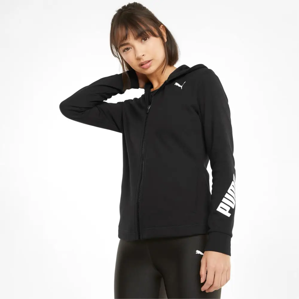 Толстовка женская Puma Modern Sports Full-Zip Black 589487-01